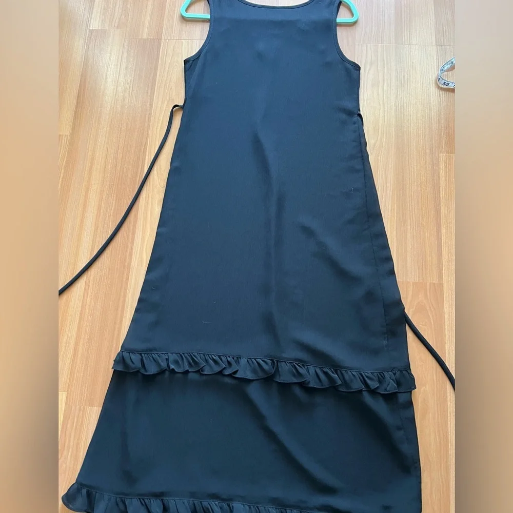Coldwater Creek Black High Low Dress Sleeveless Size PXS